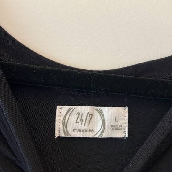 Maurice’s 24/7 Black Tank Dress Size Large - Picture 4 of 4